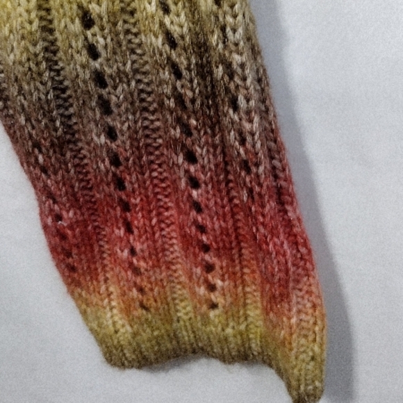 Modcloth The Last Summer Sunset Longline Cardigan Women's XL Granny Beachy Retro - Picture 3 of 8